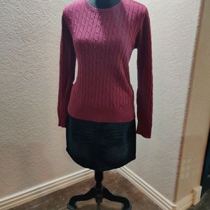Burgundy Sweater
